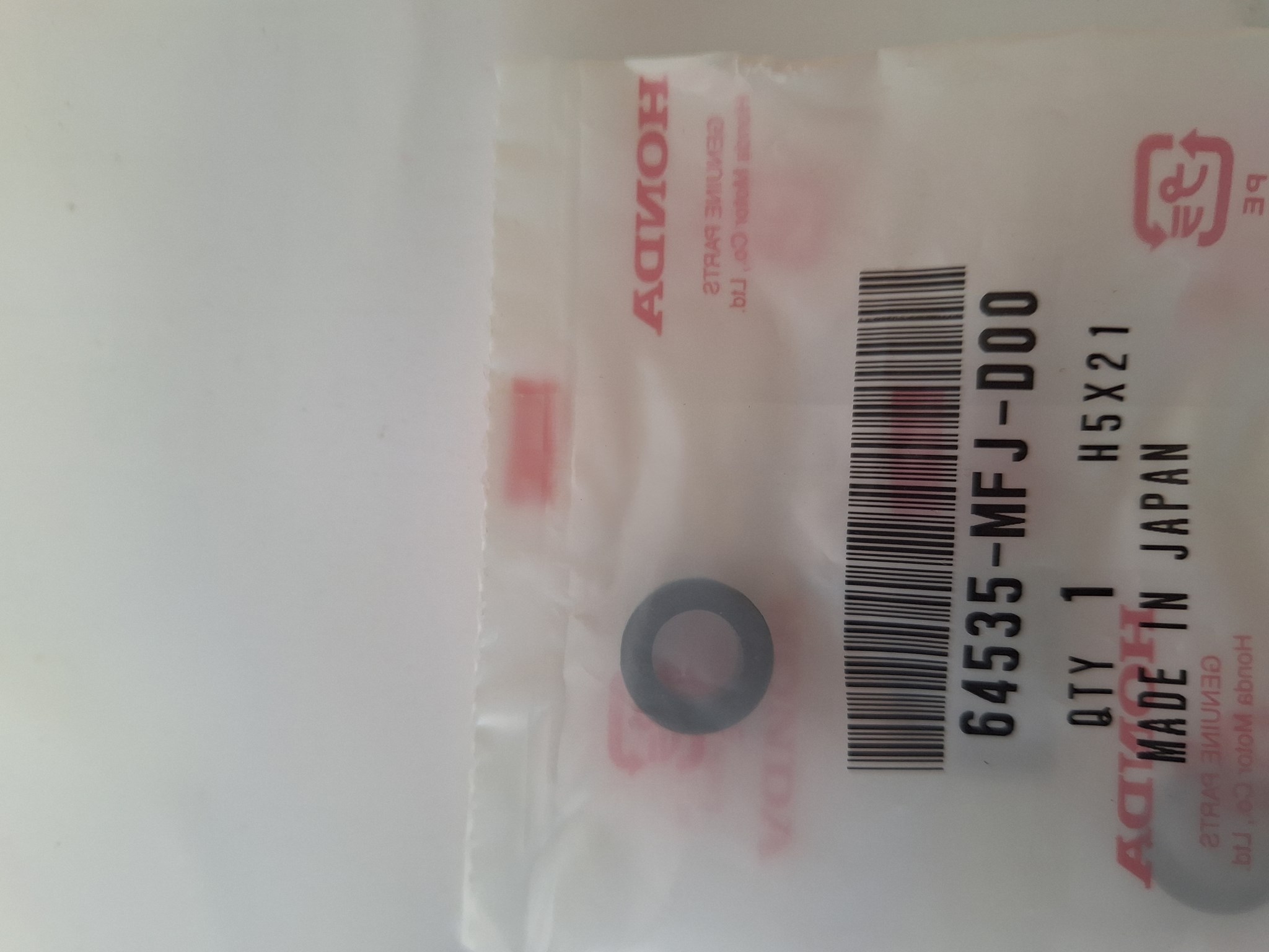 Bild von GUMMI, SEITENDECKEL  64535-MFJ-D00  